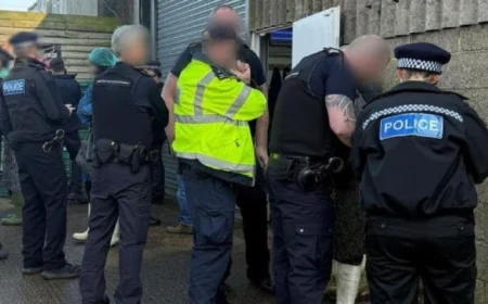 பிரித்தானியாவில் சுற்றிவளைப்பு நடவடிக்கை – இலங்கையர் உட்பட 7 பேர் கைது