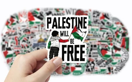 பாலஸ்தீன ஆதரவு ஸ்டிக்கர்கள் ஒட்டியதால் பிரித்தானிய தம்பதியினருக்கு இந்தியாவை விட்டு வெளியேற உத்தரவு