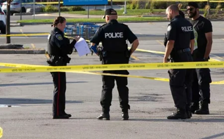 கனடாவில் பாடசாலை  மற்றும் வீட்டில் நடந்த துப்பாக்கிச்சூடு – 10 பேர் உயிரிழப்பு