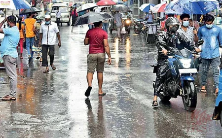 நாட்டின் பல மாவட்டங்களில் இன்று பலத்த மழை மற்றும் காற்று