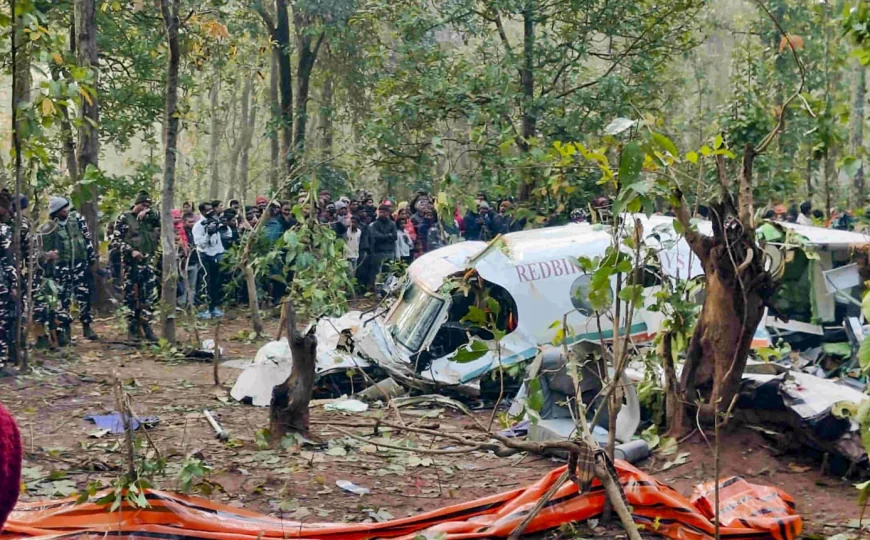 ஜார்க்கண்ட் ஏர் ஆம்புலன்ஸ் விமான விபத்து: நோயாளி உட்பட 7 பேர் பலி