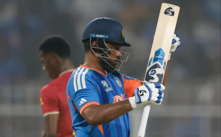 சஞ்சு சாம்சன் அதிரடி: வெஸ்ட் இண்டீஸை வீழ்த்தி அரையிறுதிக்குள் நுழைந்தது இந்தியா!