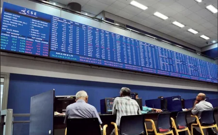 கொழும்பு பங்குச் சந்தையில் வரலாற்று வீழ்ச்சி; ஒரே நாளில் 1,290 புள்ளிகள் சரிவு