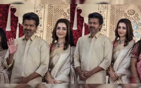 விஜய்–சங்கீதா விவாகரத்து விவகாரம்: திரிஷாவுடன் விஜய் கலந்துகொண்ட திருமண நிகழ்ச்சி பேசுபொருள்