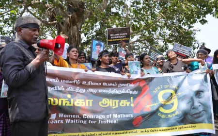 வடக்கில் காணாமல் ஆக்கப்பட்டவர்களின் நீதிக்காகப் போராடும் தமிழர்கள் மீது அழுத்தம்