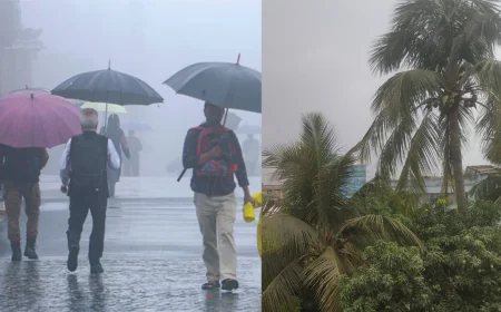 பிற்பகல் 2 மணிக்குப் பிறகு சில பகுதிகளில் மழை அல்லது இடியுடன் கூடிய மழை