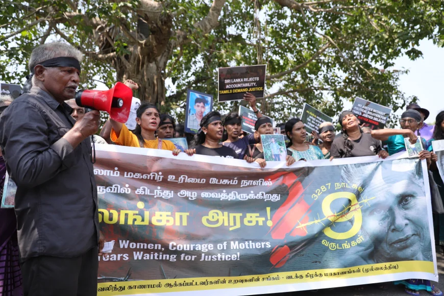 வடக்கில் காணாமல் ஆக்கப்பட்டவர்களின் நீதிக்காகப் போராடும் தமிழர்கள் மீது அழுத்தம்