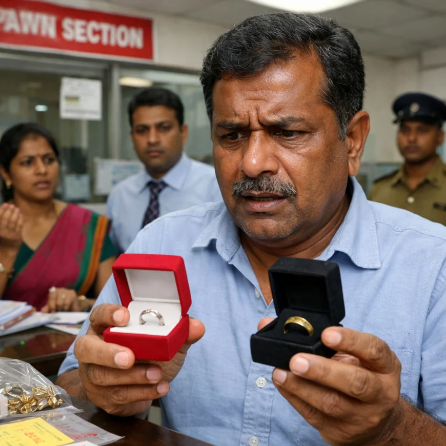 அடகு வைத்த மோதிரங்களுக்கு பதிலாக வேறு மோதிரங்கள் – அரச வங்கியில் நகை மாறிய சம்பவம் பரபரப்பு