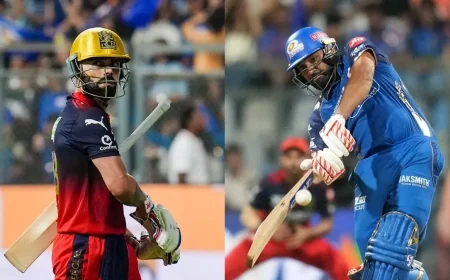 வான்கடேவில் ரன் மழை: மும்பை இந்தியன்ஸை 18 ரன்கள் வித்தியாசத்தில் வீழ்த்திய ஆர்சிபி