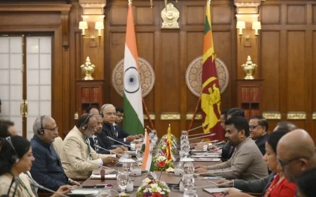 இந்திய துணை ஜனாதிபதி சி.பி. ராதாகிருஷ்ணன் இருநாள் உத்தியோகப்பூர்வ விஜயமாக இலங்கையை வந்தடைந்தார்