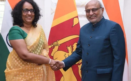 இந்திய துணை ஜனாதிபதியுடன் பிரதமர் ஹரிணி சந்திப்பு 