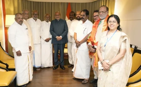 வட,கிழக்கு தமிழ்க் கட்சிகளின் தலைவர்கள் இந்திய துணை ஜனாதிபதியுடன் சந்திப்பு