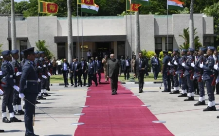 இலங்கை விஜயத்தை முடித்து இந்திய துணை ஜனாதிபதி ராதாகிருஷ்ணன் நாடு திரும்பினார்