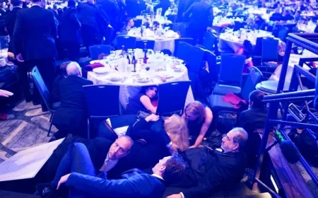 வெள்ளை மாளிகை நிருபர்கள் விருந்தில் துப்பாக்கிச் சத்தம்: டிரம்ப் ரகசியப் பாதுகாப்புப் பணியினரால் வெளியேற்றம்