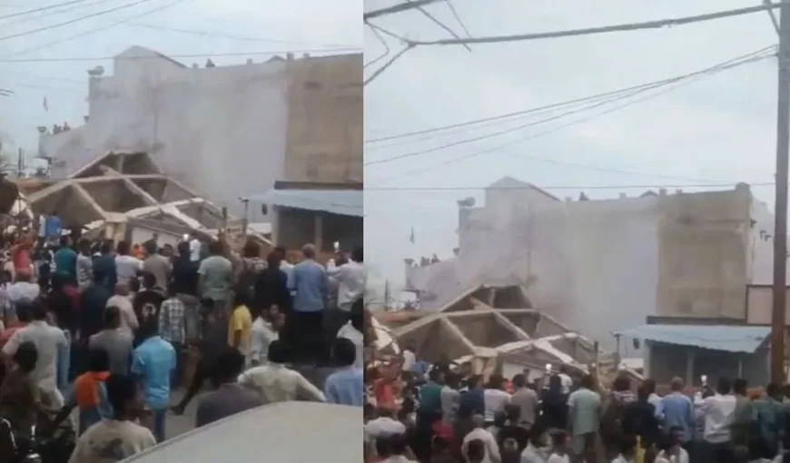 4 மாடி கட்டடம் இடிந்து விபத்து – 3 பேர் பலி, அதிர்ச்சியில் மக்கள்!