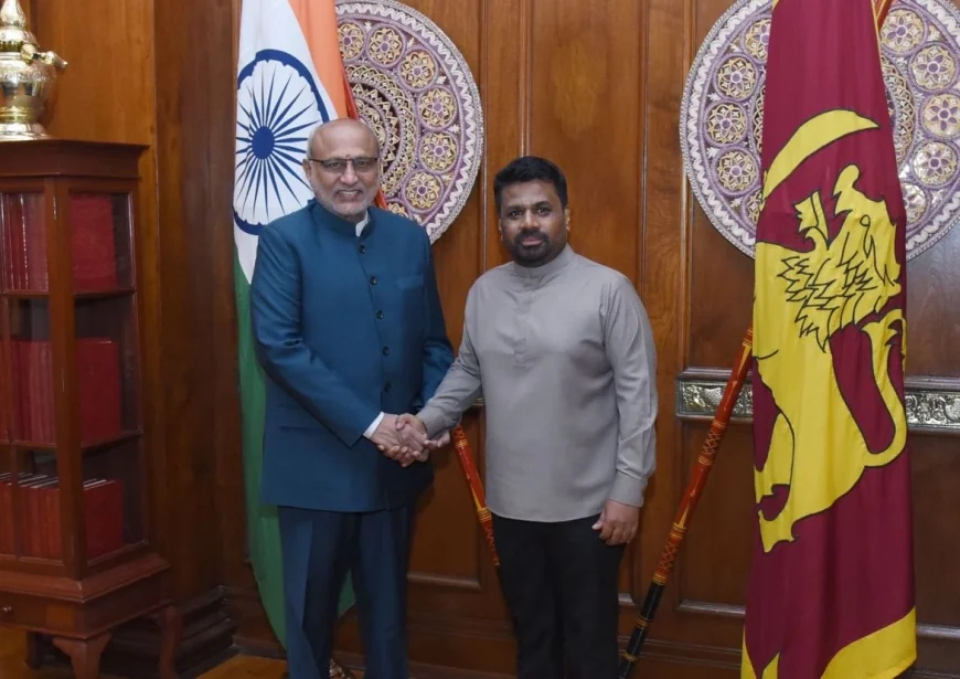 Indian Vice President C. P. Radhakrishnan Meets Sri Lankan President Anura Kumara Dissanayake in Colombo