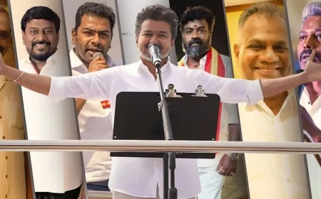 விஜய் தலைமையிலான புதிய அமைச்சரவை: 9 அமைச்சர்களின் முழு விவரங்கள்