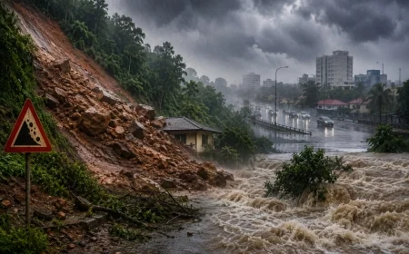 பலத்த மழை: 3 மாவட்டங்களுக்கு மண்சரிவு எச்சரிக்கை – கம்பஹாவில் வெள்ள அபாயம்