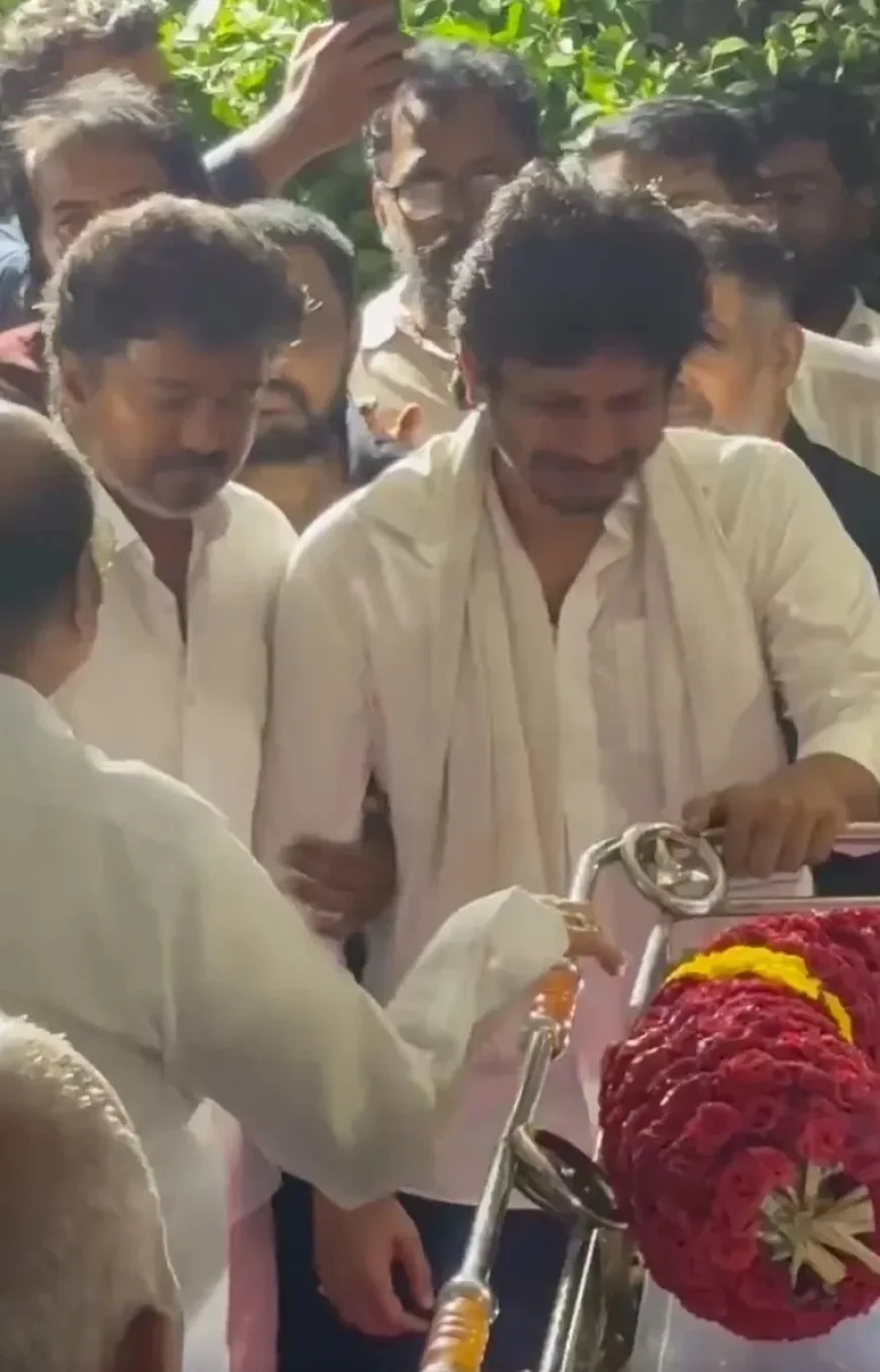 தயாரிப்பாளர் ஆர்.பி. சௌத்ரி உடலுக்கு அஞ்சலி செலுத்திய பிரபலங்கள்