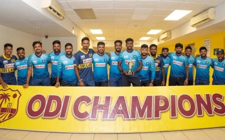 மேற்கிந்திய தீவுகளில் 23 ஆண்டுகளுக்குப் பிறகு சாதனை: ஒருநாள் தொடரை கைப்பற்றிய இலங்கை அணி