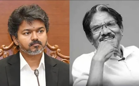 இயக்குநர் இமயம் பாரதிராஜாவின் உடலுக்கு அரச மரியாதை; முதலமைச்சர் ஜோசப் விஜய் நேரில் அஞ்சலி!