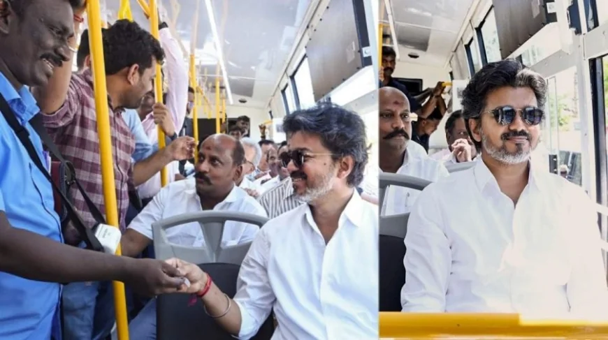 இனி எல்லா பஸ்ஸும் ஏசிதான்!.. விஜய் சொல்லிட்டாரு!..  அமைச்சர் சொன்ன தகவல்!