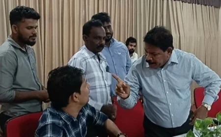 கிளிநொச்சி கூட்டத்தில் பரபரப்பு: அர்ச்சுனா எம்.பிக்கும் அமைச்சர் சந்திரசேகருக்கும் இடையே மோதல்!