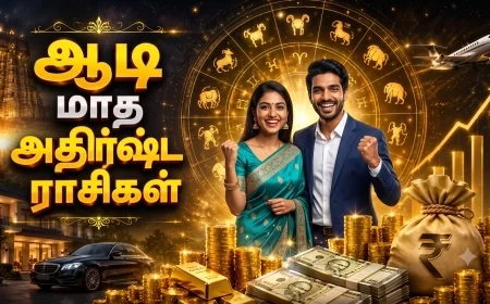 ஆடி மாதம் 2026: இந்த 4 ராசிக்காரர்களுக்கு காத்திருக்கும் அதிர்ஷ்டம், தொழில் முன்னேற்றம், நிதி வளர்ச்சி!