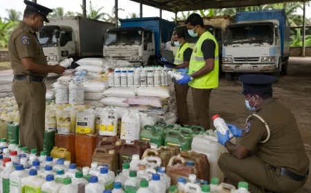 போலி முத்திரையிட்டு விற்பனை செய்ய முயற்சி; காலாவதியான விவசாய இரசாயனங்கள் பறிமுதல்!