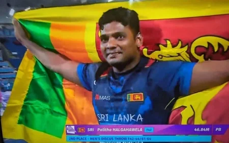 2026 பொதுநலவாய விளையாட்டில் இலங்கைக்கு முதல் பதக்கம்! பாலித பண்டார மீண்டும் வெள்ளி வென்று சாதனை