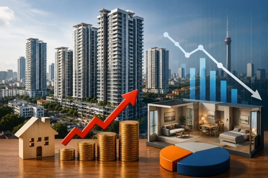 கொழும்பு அடுக்குமாடி குடியிருப்புகளின் விலை 18.5% உயர்வு; விற்பனை நடவடிக்கைகளில் வீழ்ச்சி!