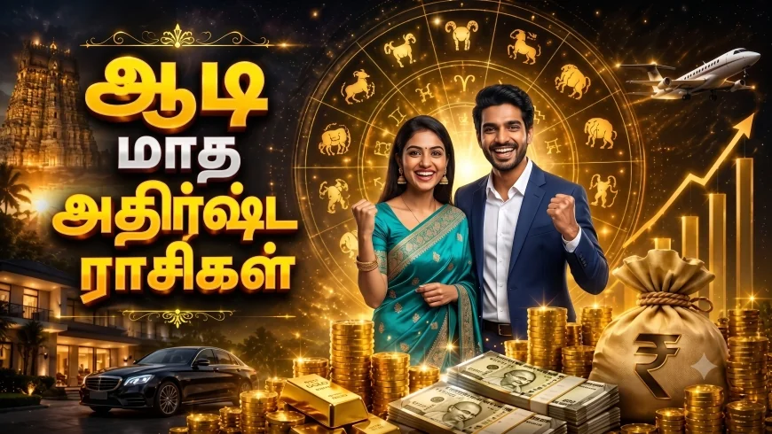 ஆடி மாதம் 2026: இந்த 4 ராசிக்காரர்களுக்கு காத்திருக்கும் அதிர்ஷ்டம், தொழில் முன்னேற்றம், நிதி வளர்ச்சி!