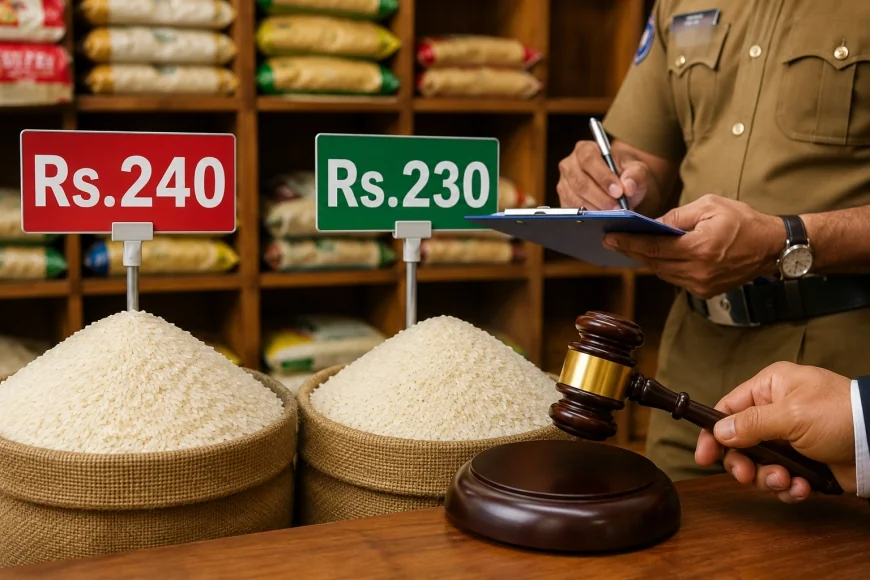 கட்டுப்பாட்டு விலையை விட அதிக விலைக்கு அரிசி விற்பனை: பல்பொருள் அங்காடிக்கு ரூ.5 இலட்சம் அபராதம்