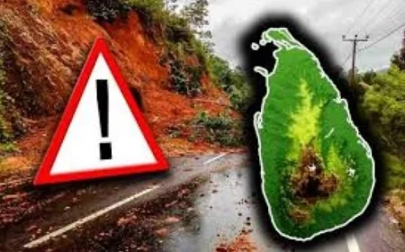நாட்டின் 4 மாவட்டங்களுக்கு மண்சரிவு அபாய எச்சரிக்கை: 100 மிமீ அதிக பலத்த மழைக்கு வாய்ப்பு