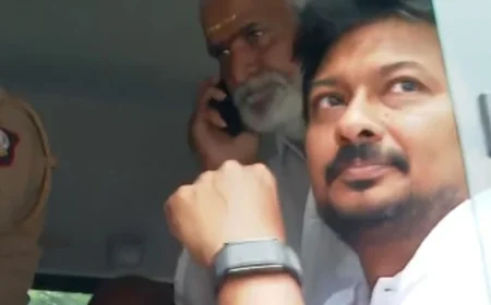 உதயநிதி ஸ்டாலின் கைது: முதல்வர் விஜய் மற்றும் நடிகை த்ரிஷா குறித்து பேசியதால் நடவடிக்கை!