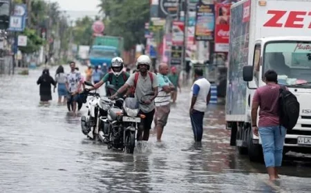 தீவிரமாகும் தென்மேற்குப் பருவப்பெயர்ச்சி: 100 மி.மீக்கு மேல் பலத்த மழை - வளிமண்டலவியல் திணைக்களம் எச்சரிக்கை!