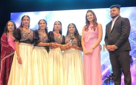 சிறப்பு விருந்தினராக நடிகை அபிராமி கலந்துகொண்ட பிரமாண்ட போட்டி நிகழ்ச்சி