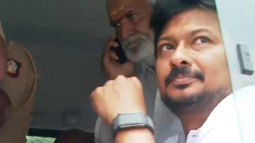 உதயநிதி ஸ்டாலின் கைது: முதல்வர் விஜய் மற்றும் நடிகை த்ரிஷா குறித்து பேசியதால் நடவடிக்கை!
