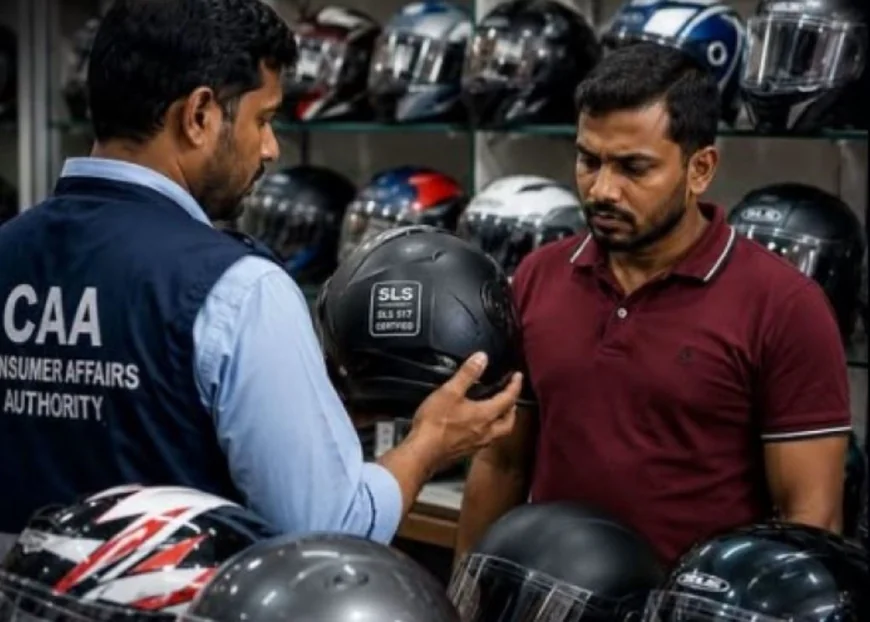 தரமற்ற தலைக்கவசங்களை விற்பனை செய்த கடை மற்றும் விநியோகஸ்தருக்கு ரூ.10,000 அபராதம்
