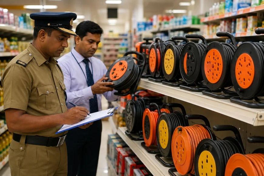 SLS சான்றிதழ் இல்லாத மின்சார சாதனங்களை விற்பனை செய்த சூப்பர் மார்க்கெட்டுக்கு ரூ. 200,000 அபராதம்