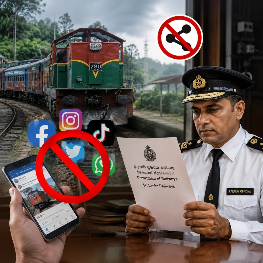 கடமை நேரத்தில் சமூக ஊடகங்களுக்கு தடை - ரயில்வே ஊழியர்களுக்கு அதிரடி உத்தரவு!