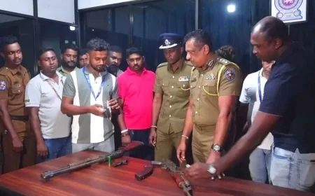 மயானத்தில் பதுக்கி வைக்கப்பட்டிருந்த துப்பாக்கிகள் மீட்பு: 'பஸ் லலித்' அளித்த தகவல்