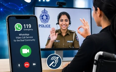 செவிப்புலன் வலுவிழந்தோருக்காக 119 அவசர சேவையில் புதிய வசதி