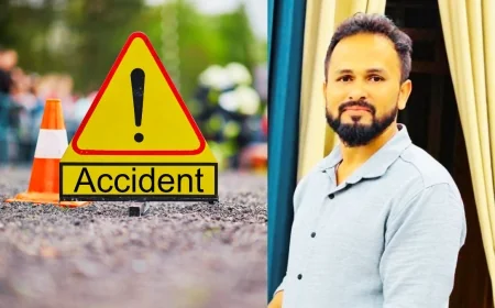 தனியார் பஸ் - மோட்டார் சைக்கிள் நேருக்கு நேர் மோதி விபத்து:  4 பிள்ளைகளின் தந்தை உயிரிழப்பு