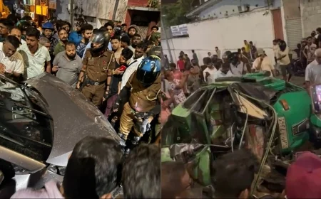 மட்டக்குளியில் கார் பல வாகனங்களுடன் மோதி கோர விபத்து: உயிரிழந்தோர் எண்ணிக்கை 3ஆக உயர்வு; 12 பேர் காயம்!