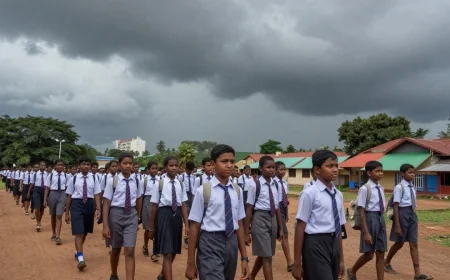 சீரற்ற காலநிலை: நாடளாவிய ரீதியில் 38 பாடசாலைகளுக்கு இன்று விடுமுறை