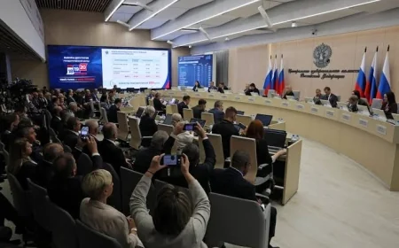 Russia Ruling Party Secures Over 57% of Vote in Parliamentary Election