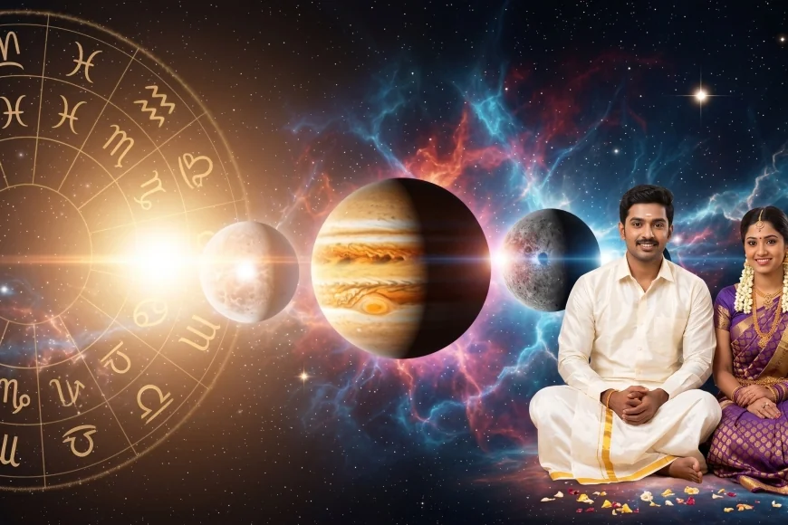 கிரகப் பெயர்ச்சியால் இன்று முதல் அதிஷ்ட மழையில் நனையவுள்ள 7 ராசிகள்... உங்க ராசி என்ன?
