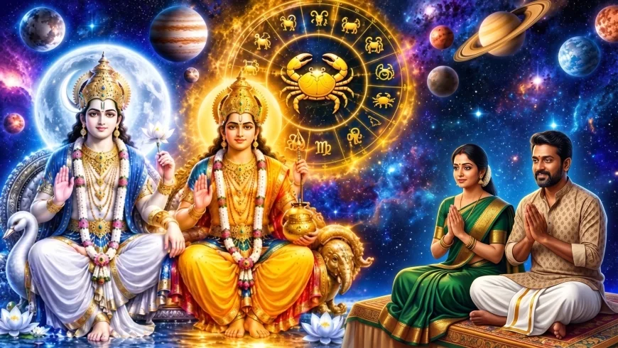 அதிர்ஷ்ட கதவு திறக்கும் 12 ஆண்டு அபூர்வ யோகம்: கடகத்தில் குரு-சந்திர சேர்க்கை.. இந்த 4 ராசிகளுக்கு கஜகேசரி ராஜயோக பலன்கள்!