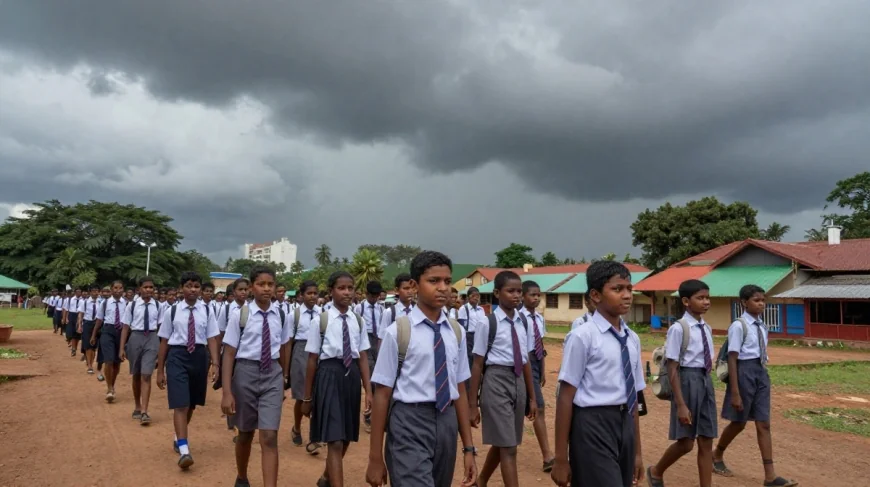 சீரற்ற காலநிலை: நாடளாவிய ரீதியில் 38 பாடசாலைகளுக்கு இன்று விடுமுறை